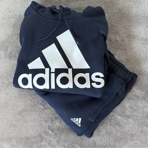 Matching Adidas sweats